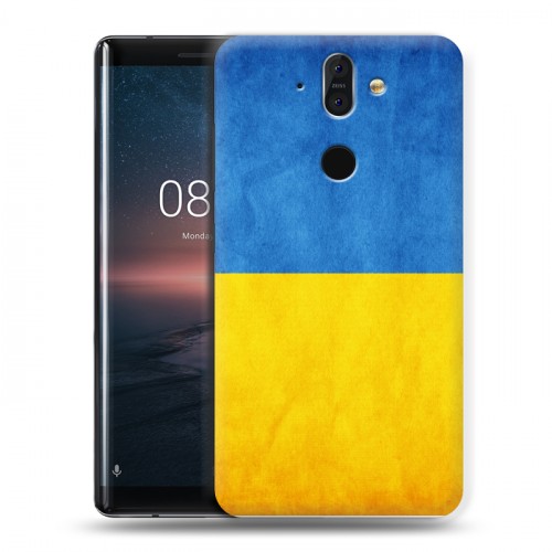 Дизайнерский силиконовый чехол для Nokia 8 Sirocco Флаг Украины