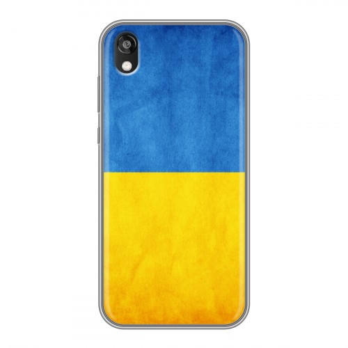 Дизайнерский силиконовый с усиленными углами чехол для Huawei Honor 8s Флаг Украины