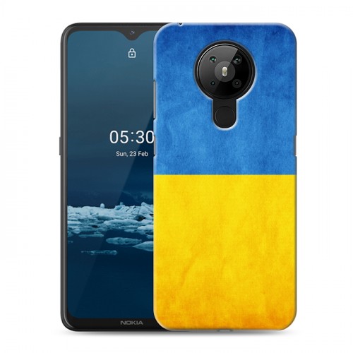 Дизайнерский пластиковый чехол для Nokia 5.3 Флаг Украины