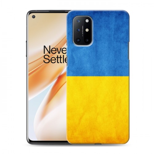 Дизайнерский пластиковый чехол для OnePlus 8T Флаг Украины