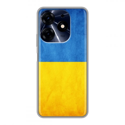 Дизайнерский пластиковый чехол для Tecno Spark 10 Pro Флаг Украины