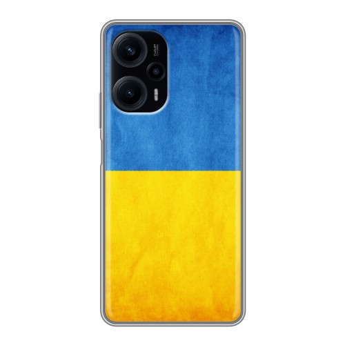 Дизайнерский пластиковый чехол для XIaomi Poco F5 Флаг Украины