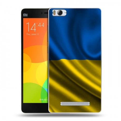 Дизайнерский пластиковый чехол для Xiaomi Mi4i Флаг Украины