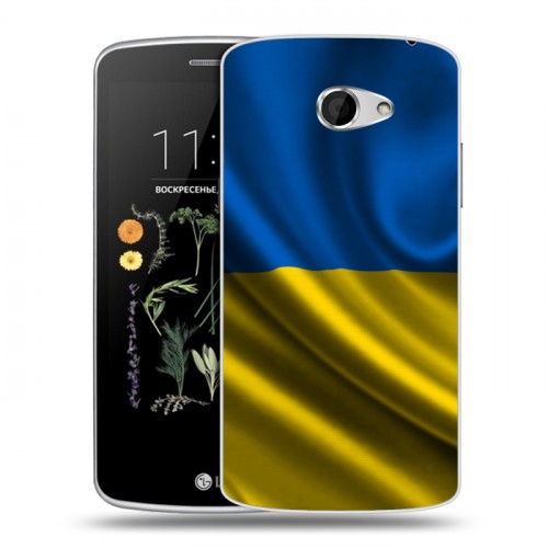 Дизайнерский силиконовый чехол для LG K5 Флаг Украины