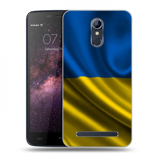Дизайнерский силиконовый чехол для Homtom HT17 Флаг Украины