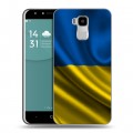 Дизайнерский пластиковый чехол для Doogee Y6 Флаг Украины