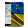 Дизайнерский силиконовый чехол для Alcatel A7 Флаг Украины