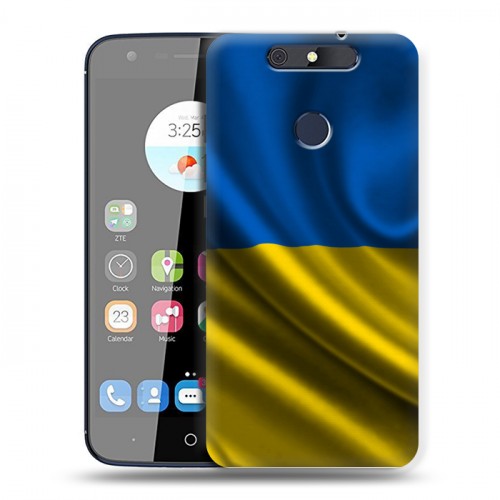 Дизайнерский силиконовый чехол для ZTE Blade V8C Флаг Украины