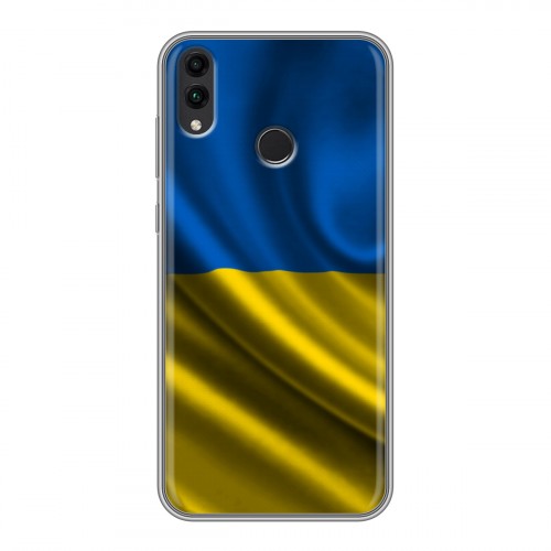 Дизайнерский силиконовый чехол для Huawei Honor 8C Флаг Украины