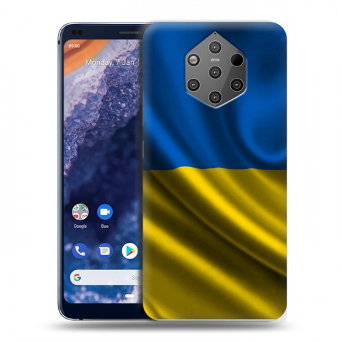 Дизайнерский силиконовый чехол для Nokia 9 PureView Флаг Украины