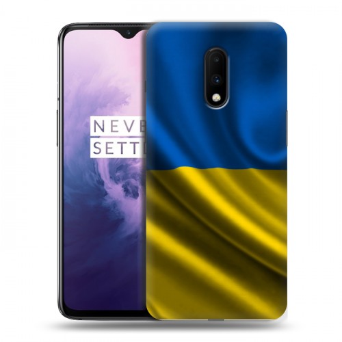 Дизайнерский пластиковый чехол для OnePlus 7 Флаг Украины