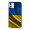 Дизайнерский силиконовый чехол для Iphone 11 Флаг Украины