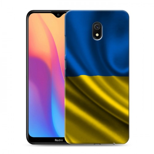 Дизайнерский силиконовый с усиленными углами чехол для Xiaomi RedMi 8A Флаг Украины