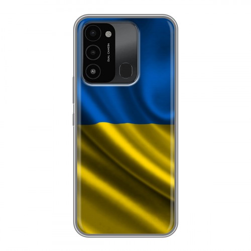 Дизайнерский пластиковый чехол для Tecno Spark Go 2022 Флаг Украины