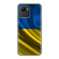 Дизайнерский силиконовый чехол для Realme C30 Флаг Украины