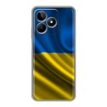 Дизайнерский силиконовый чехол для Realme C53 Флаг Украины