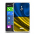 Дизайнерский силиконовый чехол для Nokia XL Флаг Украины