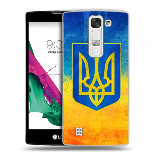 Дизайнерский пластиковый чехол для LG G4c Флаг Украины