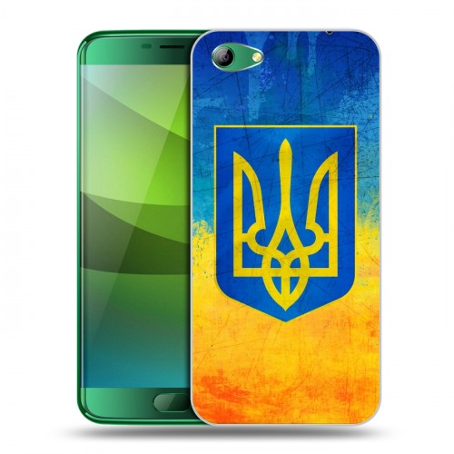 Дизайнерский силиконовый чехол для Elephone S7 Флаг Украины