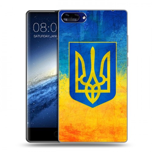 Дизайнерский силиконовый чехол для Doogee Mix Флаг Украины
