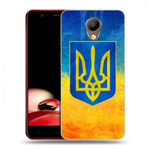 Дизайнерский пластиковый чехол для Elephone P8 Флаг Украины
