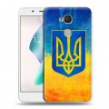 Дизайнерский силиконовый чехол для BQ Aquaris V Plus Флаг Украины