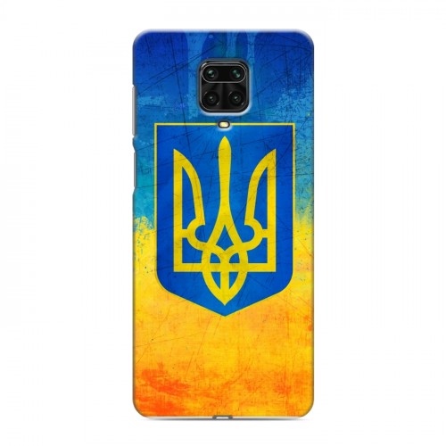 Дизайнерский силиконовый чехол для Xiaomi Redmi Note 9 Pro Флаг Украины