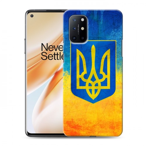 Дизайнерский пластиковый чехол для OnePlus 8T Флаг Украины