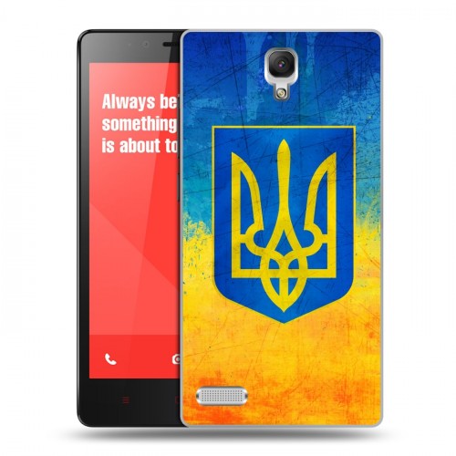 Дизайнерский силиконовый чехол для Xiaomi RedMi Note Флаг Украины