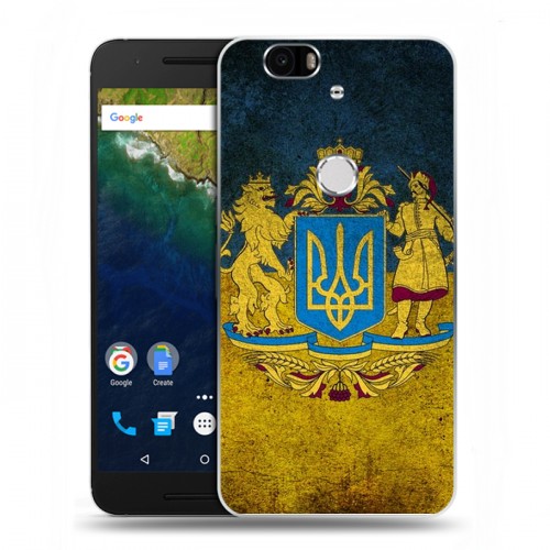 Дизайнерский силиконовый чехол для Google Huawei Nexus 6P Флаг Украины