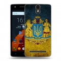 Дизайнерский силиконовый чехол для Wileyfox Storm Флаг Украины