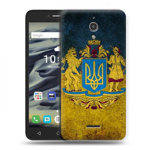 Дизайнерский силиконовый чехол для Alcatel Pixi 4 (6) 9001d Флаг Украины