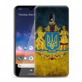 Дизайнерский пластиковый чехол для Nokia 2.2 Флаг Украины