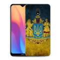 Дизайнерский силиконовый с усиленными углами чехол для Xiaomi RedMi 8A Флаг Украины