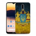 Дизайнерский пластиковый чехол для Nokia 2.3 Флаг Украины