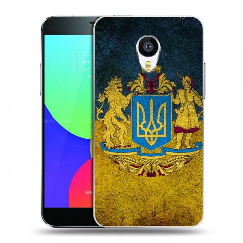 Дизайнерский пластиковый чехол для Meizu MX4 Pro Флаг Украины