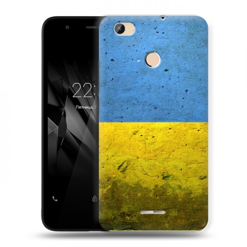Дизайнерский силиконовый чехол для Micromax Canvas Juice 4 Q465 Флаг Украины