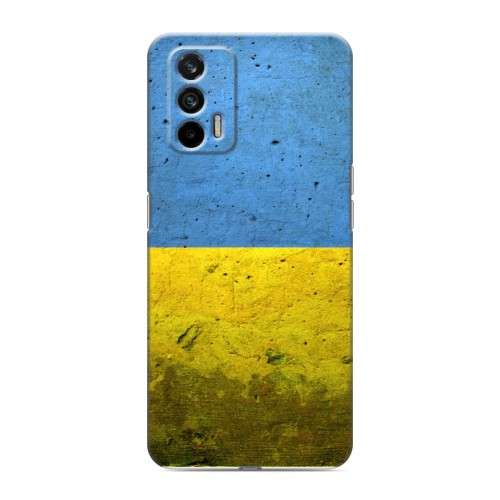 Дизайнерский силиконовый чехол для Realme GT Флаг Украины