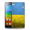 Дизайнерский пластиковый чехол для Lenovo A7000 Флаг Украины