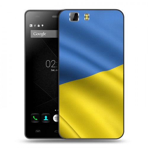 Дизайнерский силиконовый чехол для Doogee X5 Флаг Украины