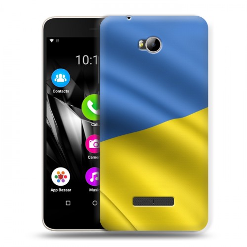Дизайнерский силиконовый чехол для Micromax Canvas Spark 3 Q385 Флаг Украины