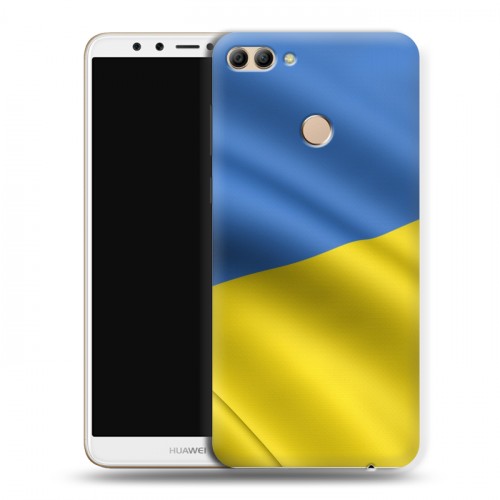 Дизайнерский пластиковый чехол для Huawei Y9 (2018) Флаг Украины