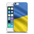 Дизайнерский пластиковый чехол для Iphone 5s Флаг Украины