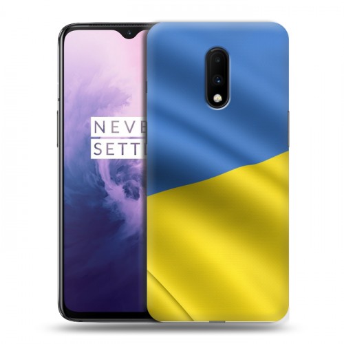 Дизайнерский пластиковый чехол для OnePlus 7 Флаг Украины