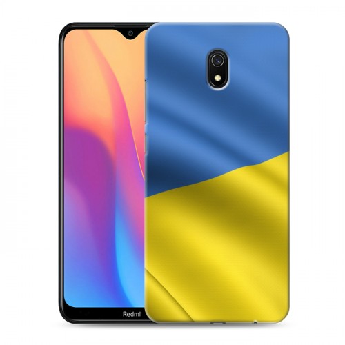 Дизайнерский силиконовый с усиленными углами чехол для Xiaomi RedMi 8A Флаг Украины