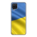 Дизайнерский пластиковый чехол для Samsung Galaxy A12 Флаг Украины