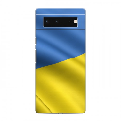 Дизайнерский пластиковый чехол для Google Pixel 6 Флаг Украины