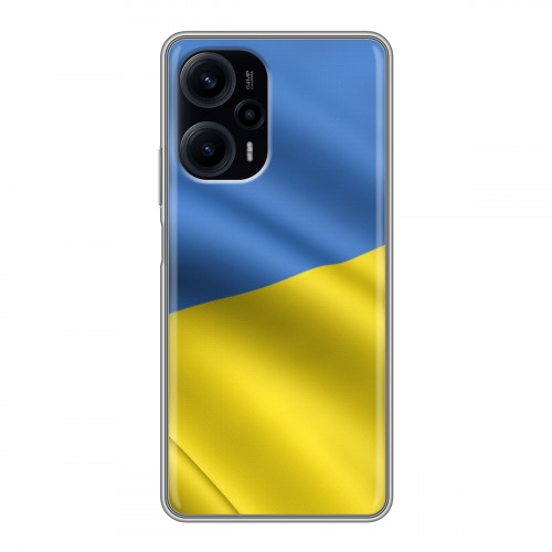Дизайнерский пластиковый чехол для XIaomi Poco F5 Флаг Украины