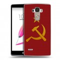 Дизайнерский пластиковый чехол для LG G4 Stylus Флаг СССР