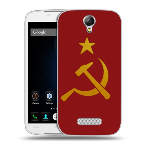 Дизайнерский пластиковый чехол для Doogee X6 Флаг СССР